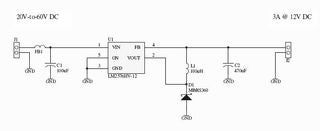 48 volt dc 12 volt dc converter circuit diagram